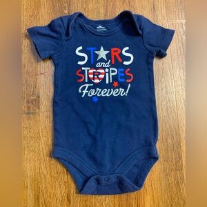 Patriotic Short Sleeve Onesie
